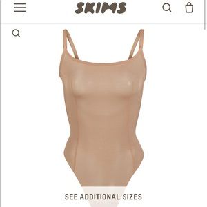 SKIMS Sheer Sculpt Bodysuit in Sienna